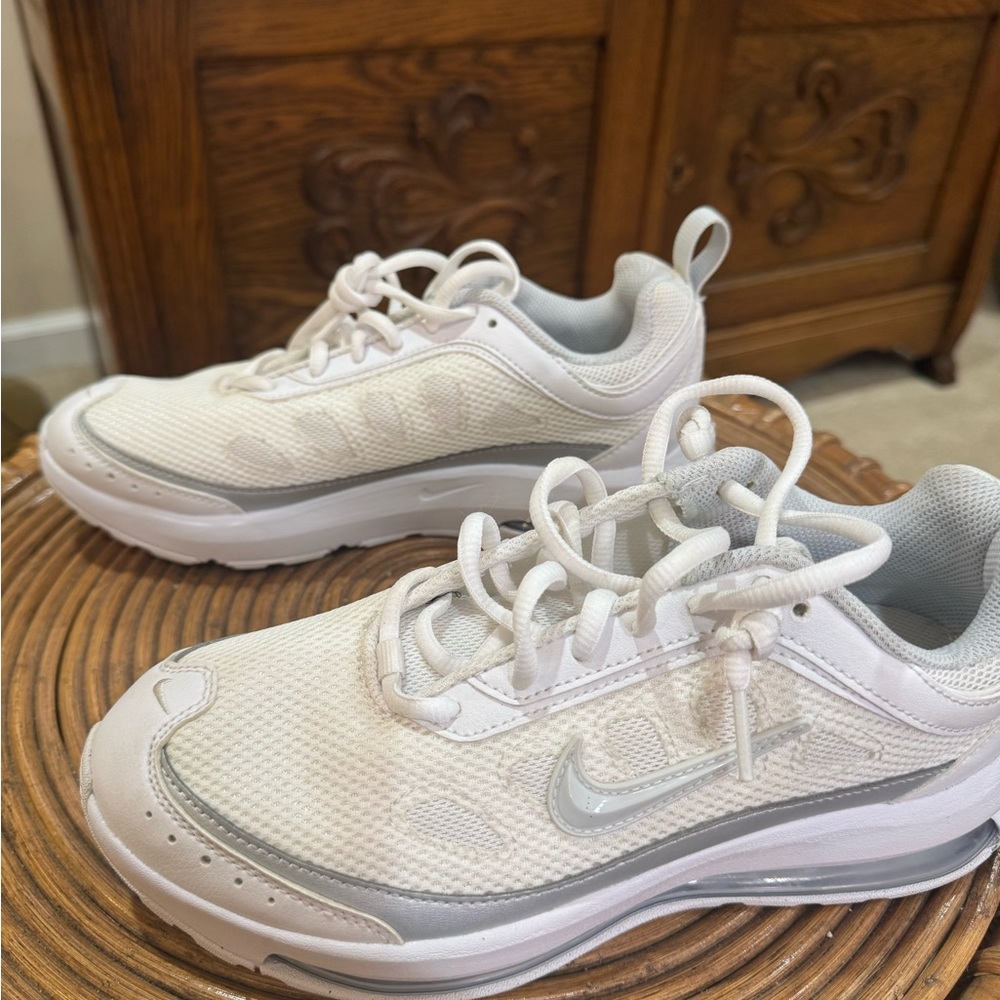 Nike White and Gray Athletic Shoes